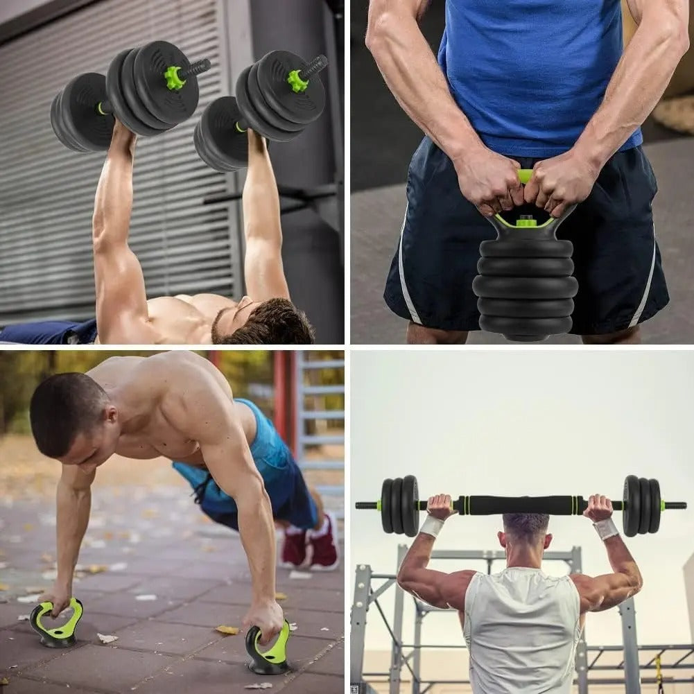 WellPower™ - 4 in 1 Adjustable Kettlebell Set