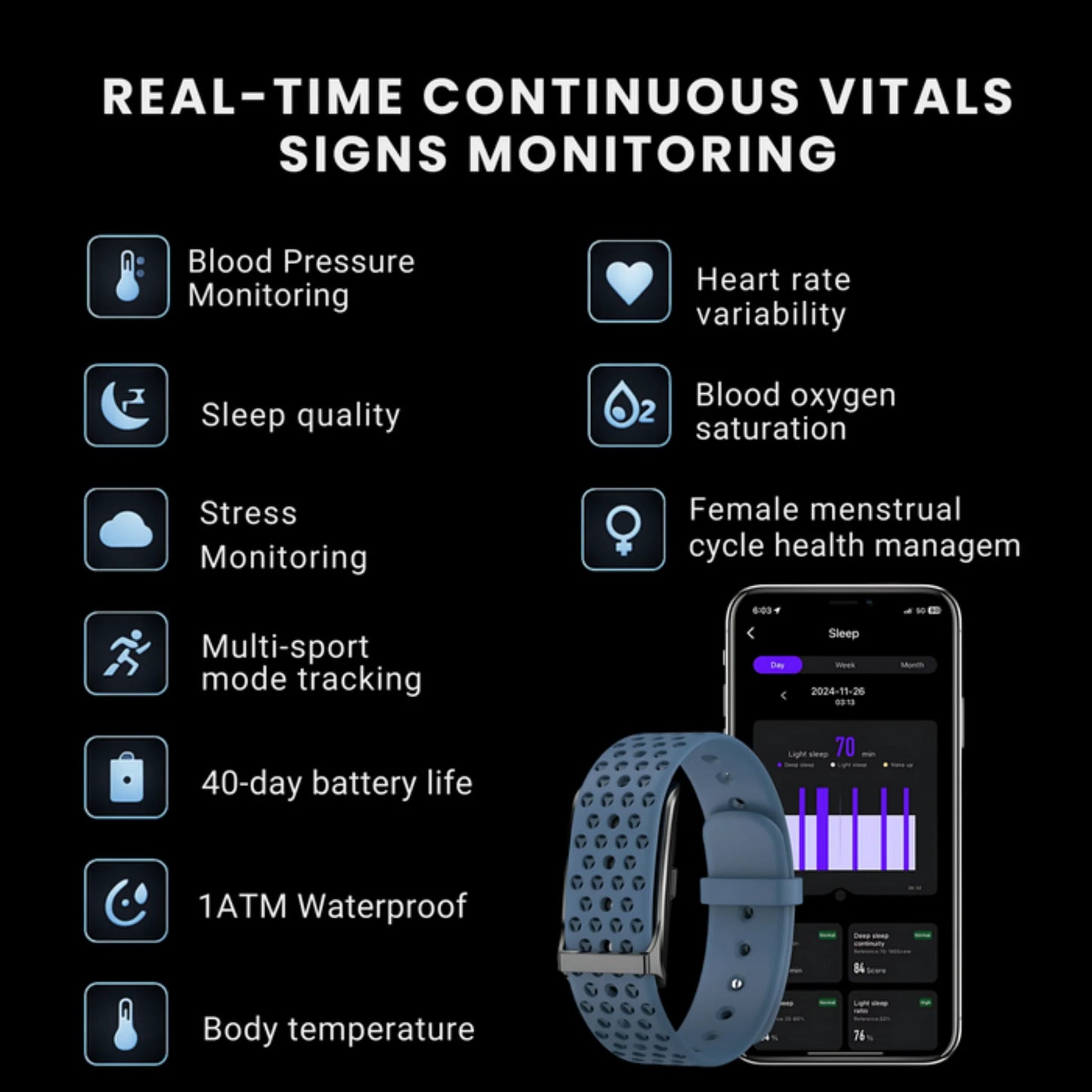 WellBand™ - Wellness Smart Band