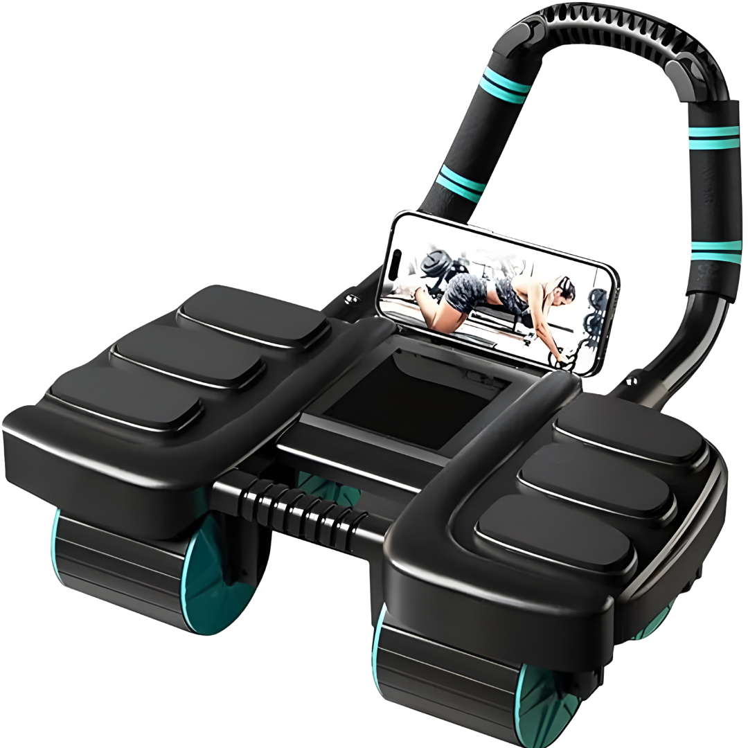 WellRoller™ - Elbow Supportive Ab Roller with Phone Holder