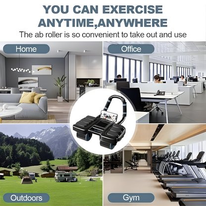 WellRoller™ - Elbow Supportive Ab Roller with Phone Holder