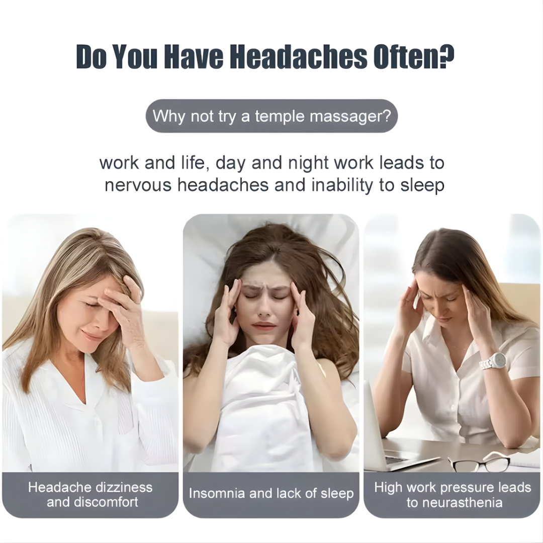 VibraWell™ - Migraine Relief Electric Head Massager