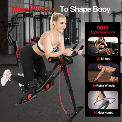 ShapeMaster™ — Foldable Core & Full-Body Workout Machine for Home Fitness