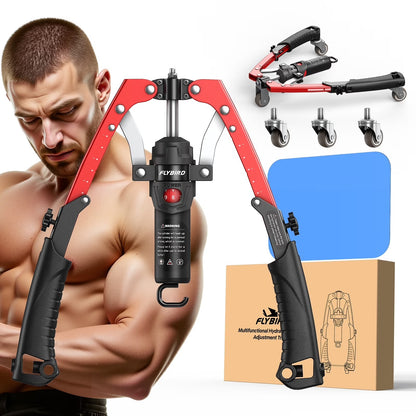 IronPulse™ - 2-in-1 Hydraulic Arm & Core Strength System
