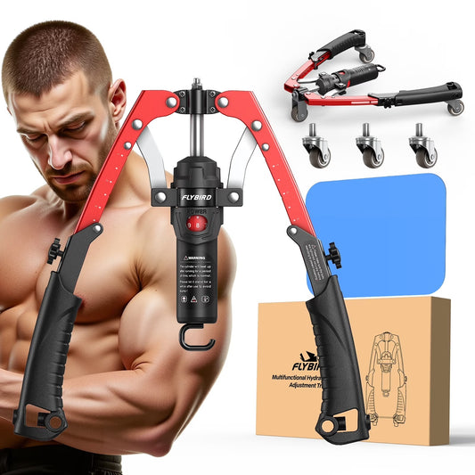 IronPulse™ - 2-in-1 Hydraulic Arm & Core Strength System