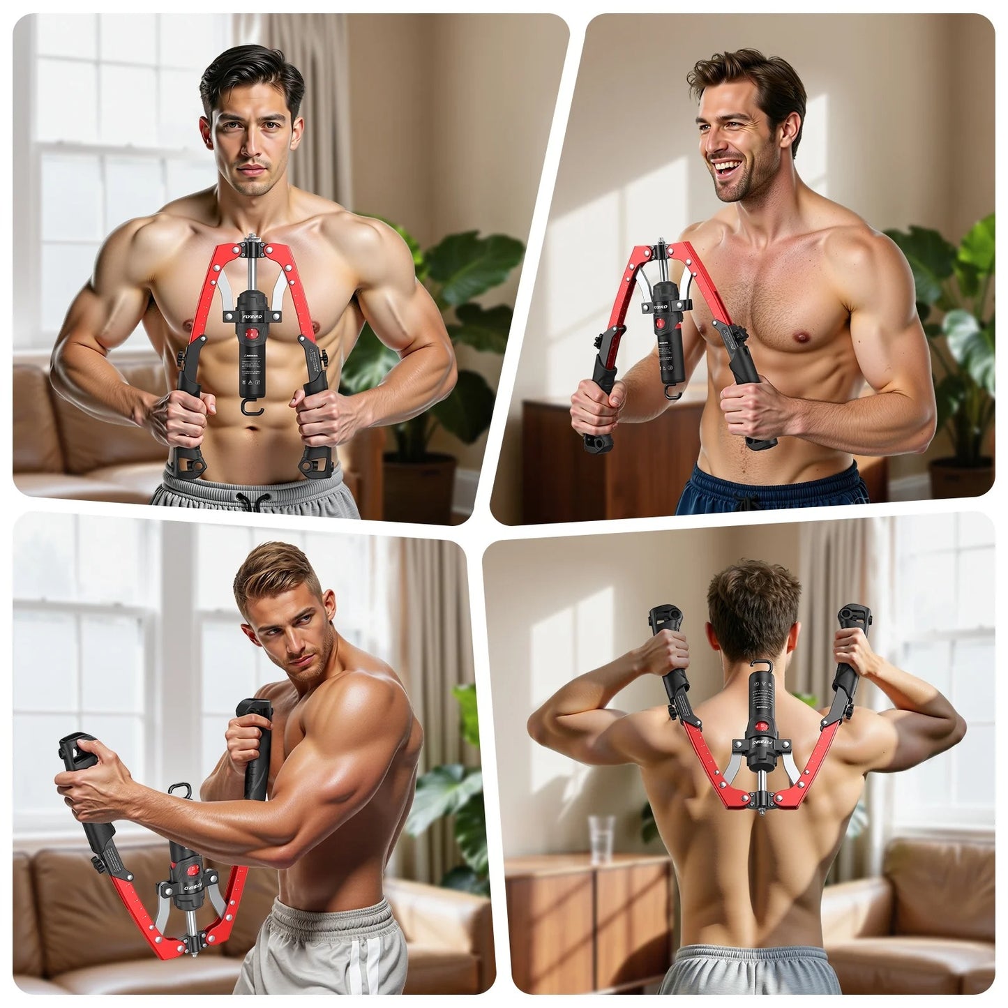 IronPulse™ - 2-in-1 Hydraulic Arm & Core Strength System