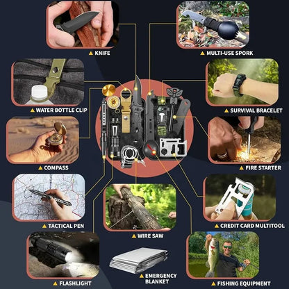WellSurvive™ - 18 in 1 Survival Military Kit